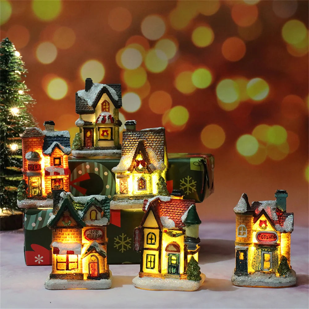 Christmas Decoration House LED Light