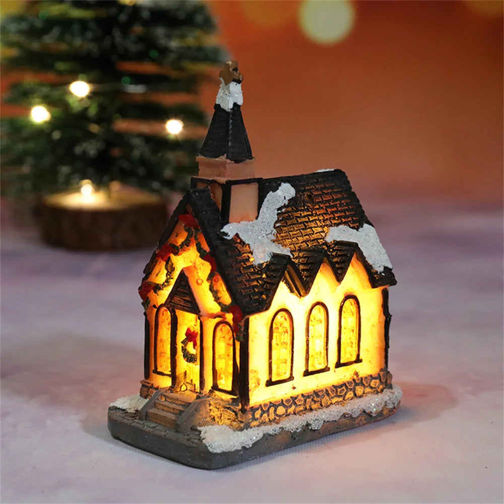 Christmas Decoration House LED Light