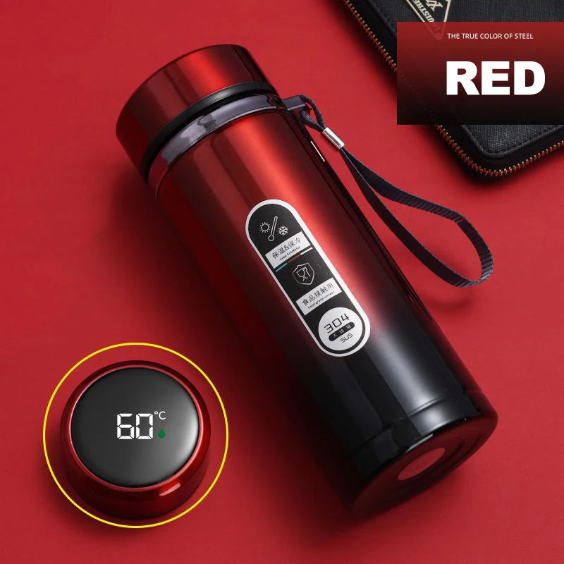 500ML-1Liter Stainless Steel Thermos Bottle with LED Temperature Display