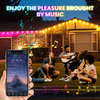 Smart RGB Eave Lights  Waterproof, APP&Remote Control,Timer, Dimmable, LED