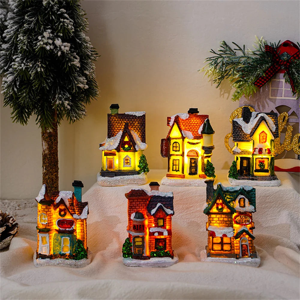 Christmas Decoration House LED Light