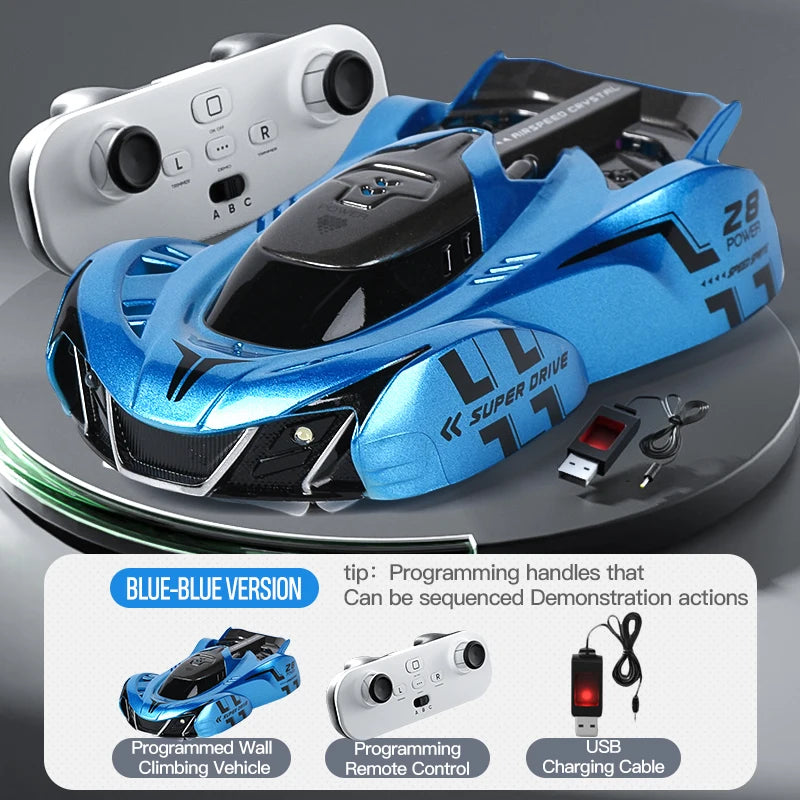 Light-Chasing Wall-Climbing Car, Infrared Sensor Remote Control Car, Wall-Climbing Car, Four-Wheel Drive Car, Toy Racing Car, Children's Toy Car