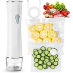 Handheld Vacuum Sealer For Food . With 30 Reusable Bags, Wireless & Portable