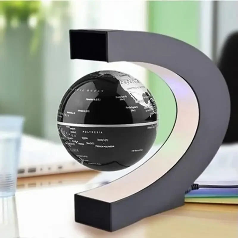 Magnetic Floating  Globe LED World Map