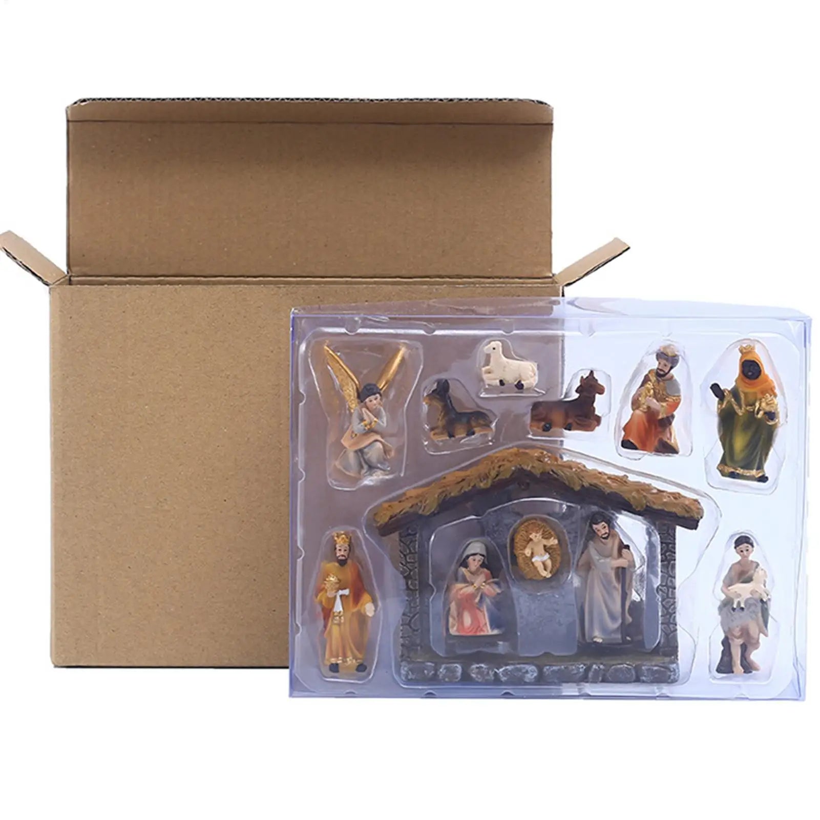12pcs Christmas Nativity Set