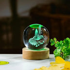 1 pc 3D hummingbird crystal ball