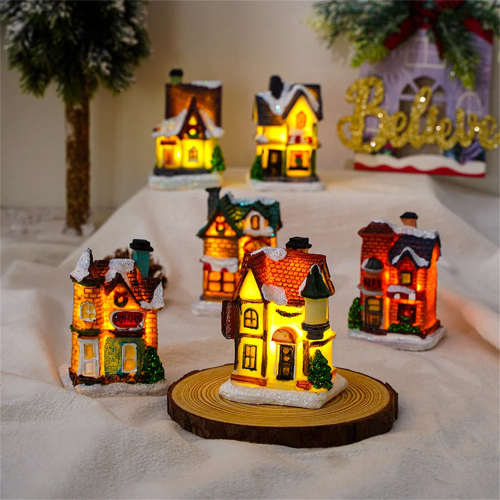 Christmas Decoration House LED Light