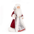 35cm  Plush Doll Christmas Decoration Candy Bucket with Music and Storage Bag.