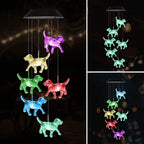 Solar Powered Wind Chime Garden Lights