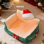 Winter Warm Cat Bed Large Size Removable Washable All Season Pet Sofa