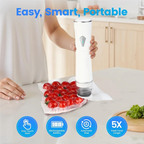 Handheld Vacuum Sealer For Food . With 30 Reusable Bags, Wireless & Portable