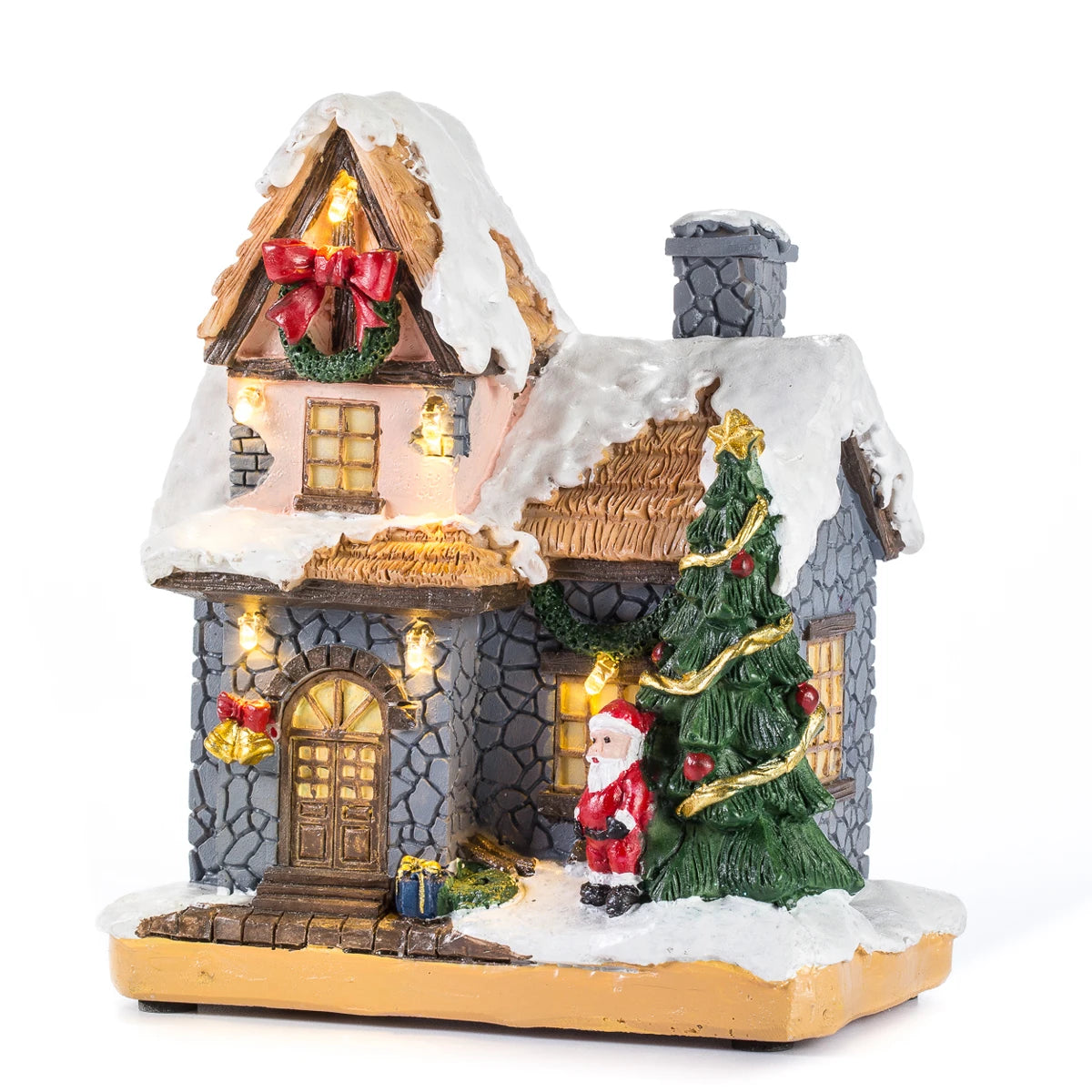 Christmas Decoration Village Houses with LED Light
