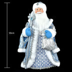 35cm  Plush Doll Christmas Decoration Candy Bucket with Music and Storage Bag.