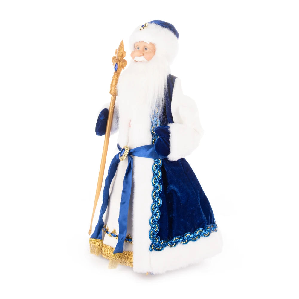 35cm  Plush Doll Christmas Decoration Candy Bucket with Music and Storage Bag.