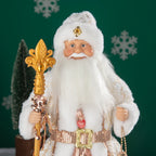 35cm  Plush Doll Christmas Decoration Candy Bucket with Music and Storage Bag.