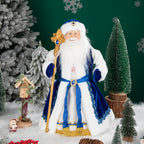 35cm  Plush Doll Christmas Decoration Candy Bucket with Music and Storage Bag.