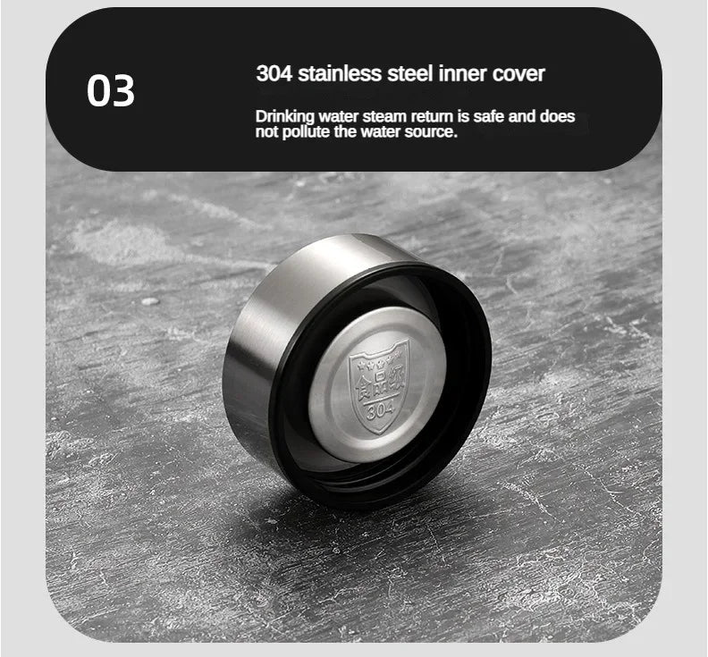 500ML-1Liter Stainless Steel Thermos Bottle with LED Temperature Display