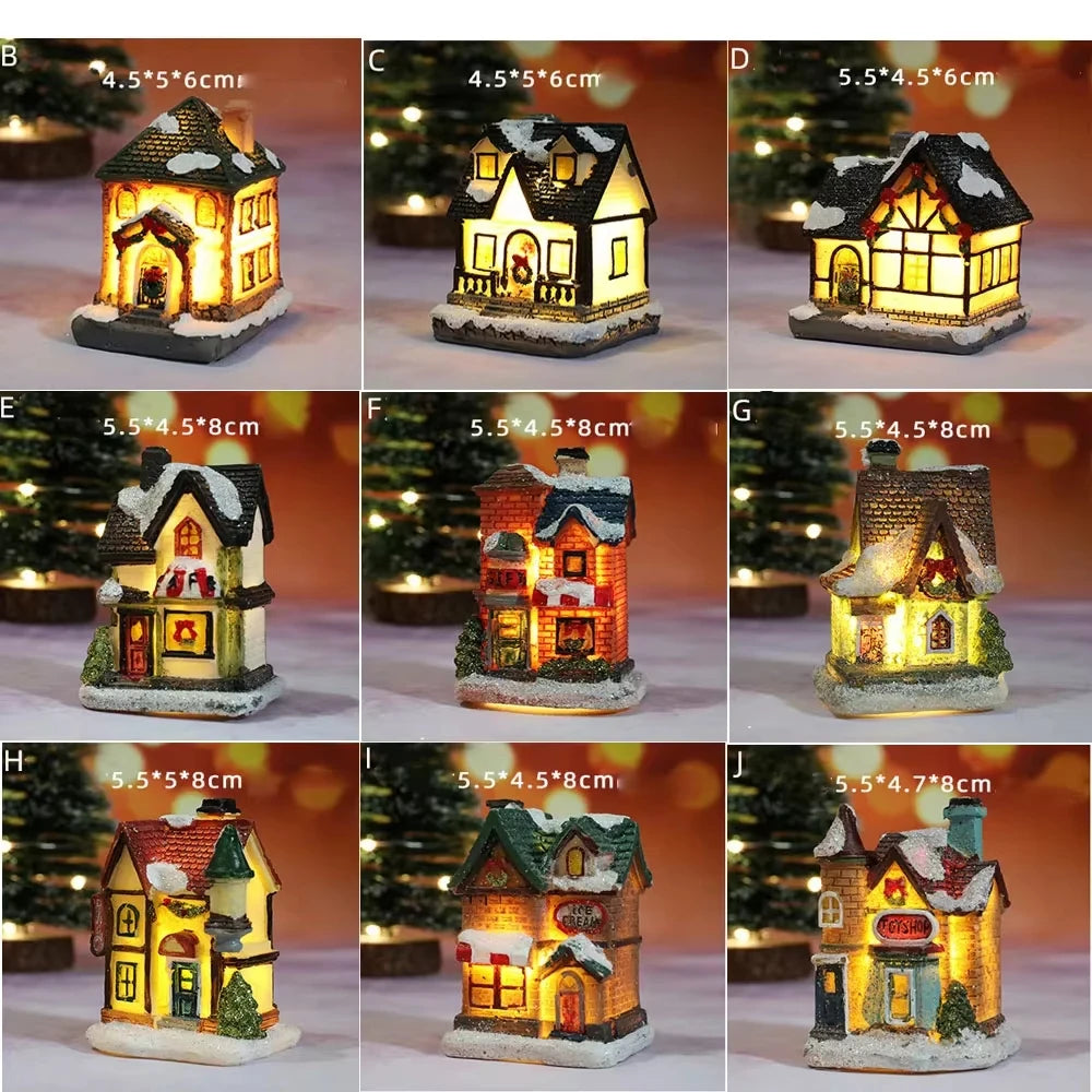 Christmas Decoration House LED Light