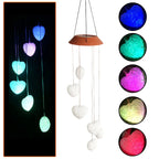 Solar Powered Wind Chime Garden Lights