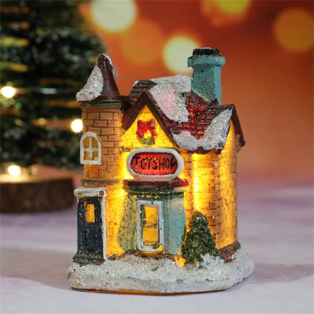 Christmas Decoration House LED Light