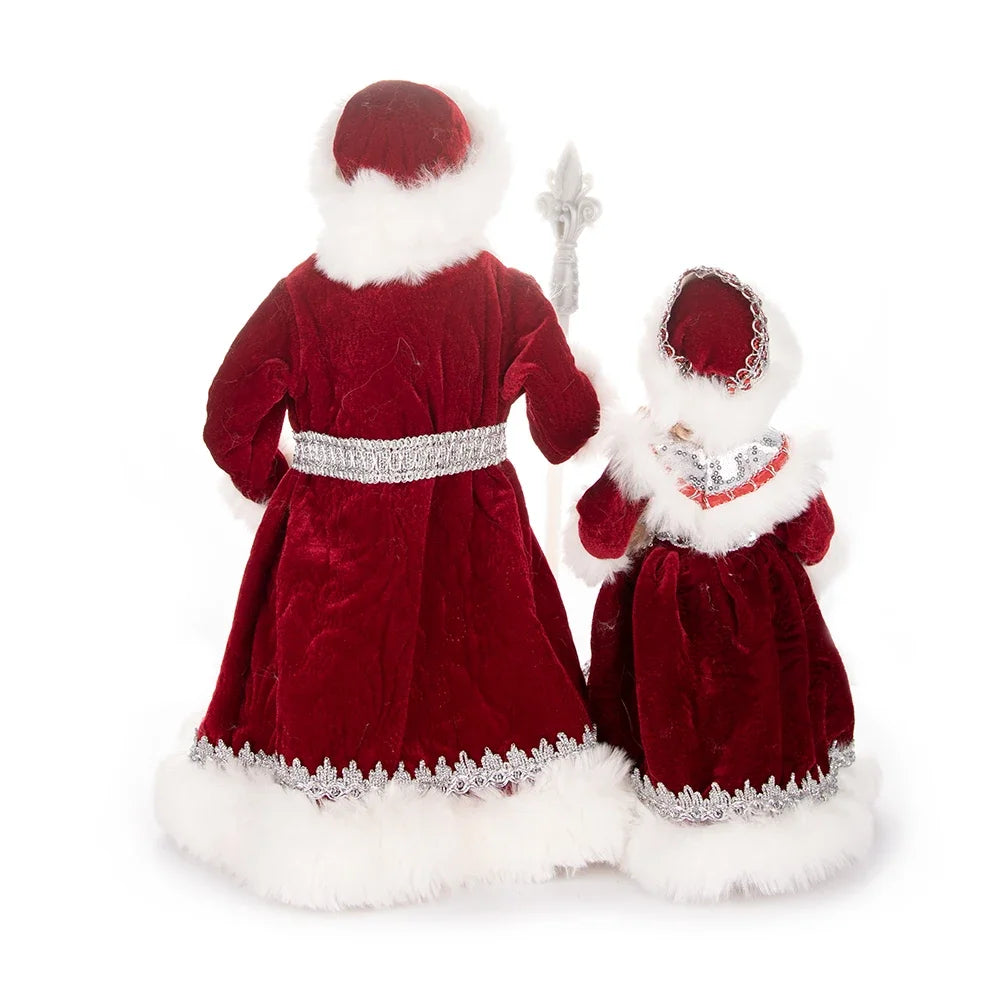 35cm  Plush Doll Christmas Decoration Candy Bucket with Music and Storage Bag.