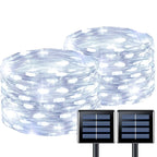 Solar Fairy Lights Outdoor Waterproof 8 Modes Solar String Lights for Christmas Halloween Holiday Patio Backyard Garden Decor