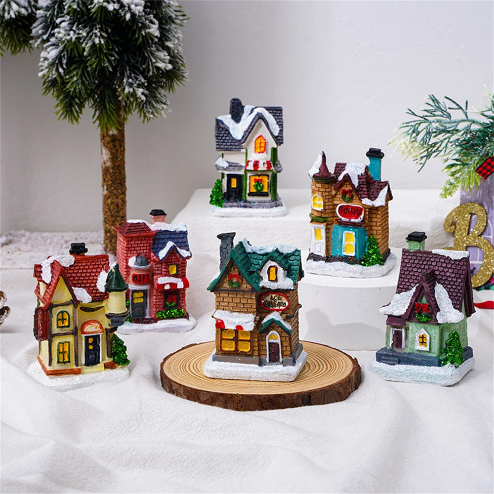 Christmas Decoration House LED Light