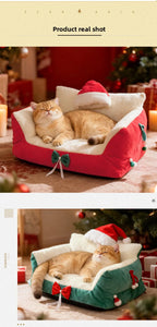 Winter Warm Cat Bed Large Size Removable Washable All Season Pet Sofa
