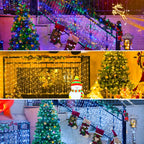 Solar Fairy Lights Outdoor Waterproof 8 Modes Solar String Lights for Christmas Halloween Holiday Patio Backyard Garden Decor