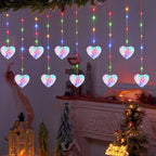 Christmas Decoration Star String Lights 300LED 8 Modes Waterfall Christmas Tree Fairy Lights for Outdoor Wedding Holiday