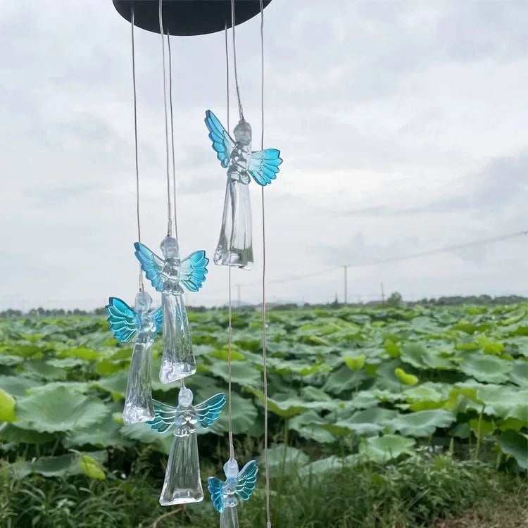 Solar Powered Wind Chime Garden Lights
