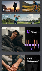 Men Women Smart Ring With Charging Case Heart Rate Sleep Sport Fitness Tracker 3ATM Take Photo SmartRing Android IOS