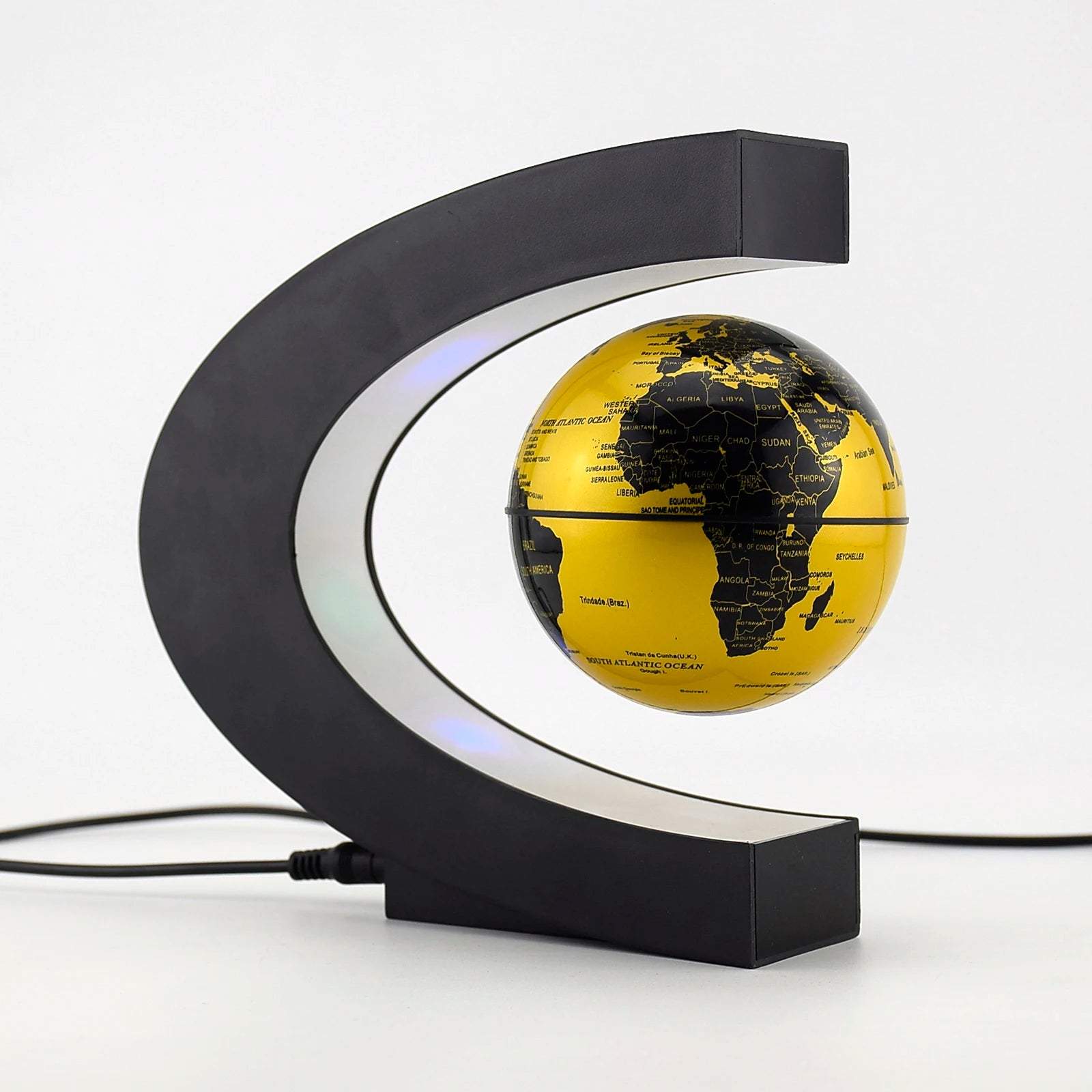 Magnetic Floating  Globe LED World Map