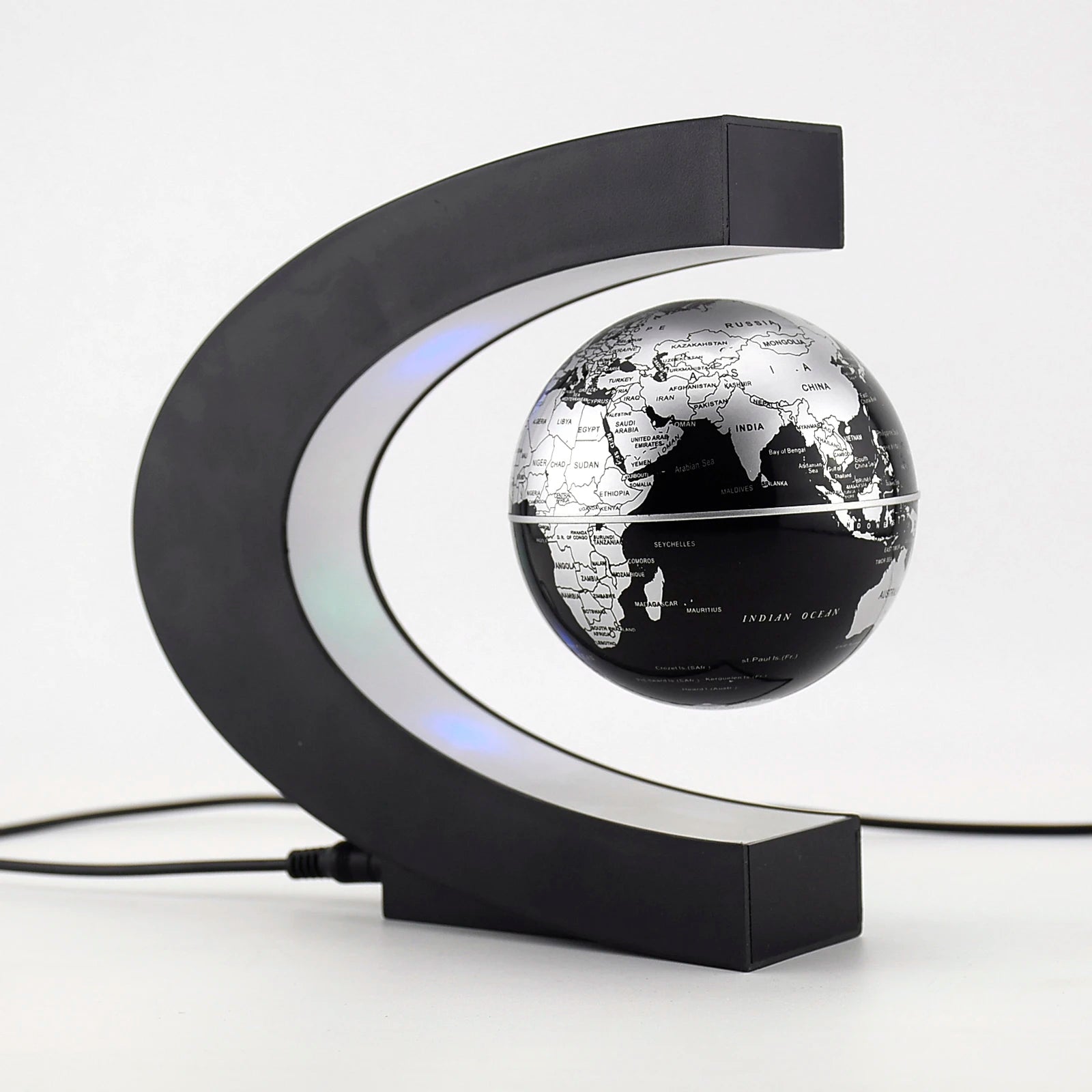 Magnetic Floating  Globe LED World Map