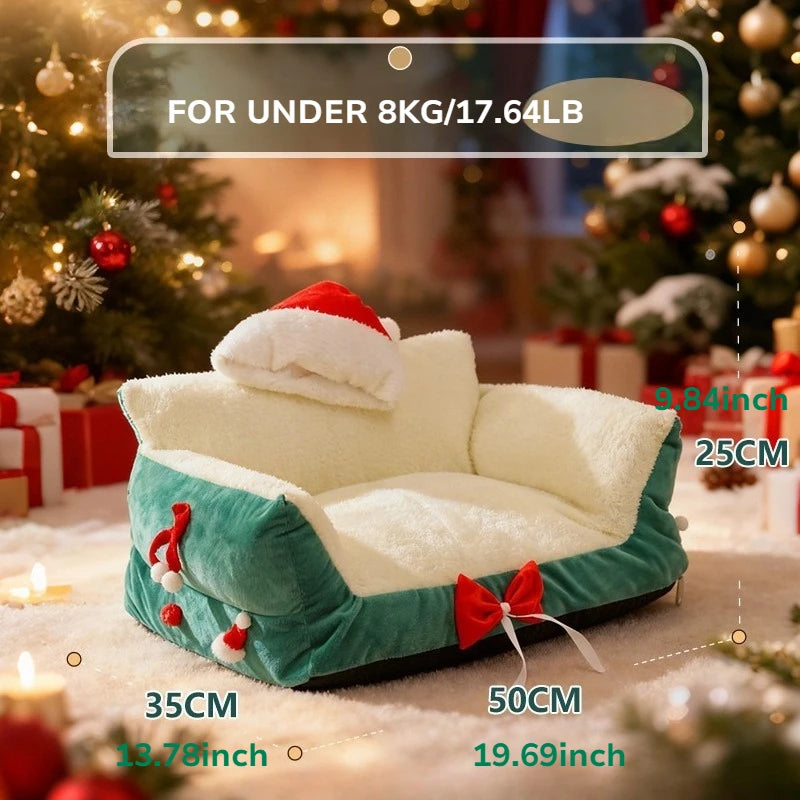 Winter Warm Cat Bed Large Size Removable Washable All Season Pet Sofa
