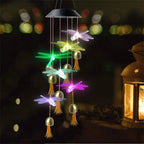Solar Powered Wind Chime Garden Lights