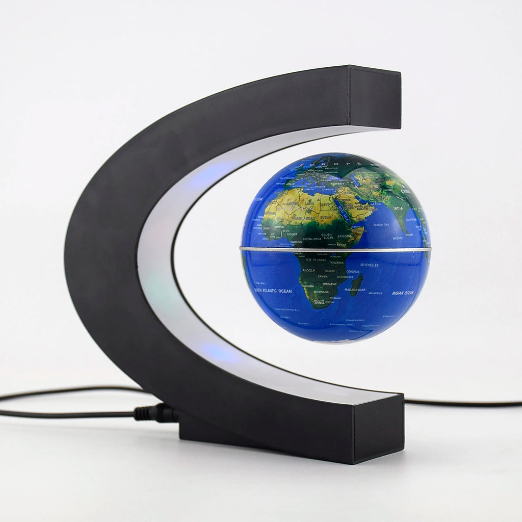 Magnetic Floating  Globe LED World Map