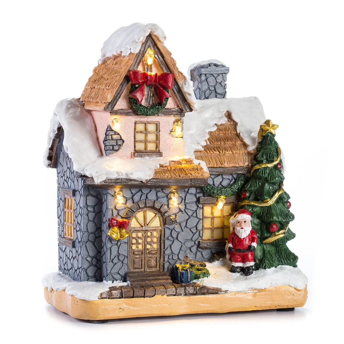 Christmas Decoration Village Houses with LED Light