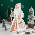 35cm  Plush Doll Christmas Decoration Candy Bucket with Music and Storage Bag.