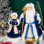 35cm  Plush Doll Christmas Decoration Candy Bucket with Music and Storage Bag.