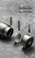 500ML-1Liter Stainless Steel Thermos Bottle with LED Temperature Display
