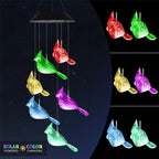 Solar Powered Wind Chime Garden Lights