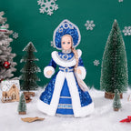 35cm  Plush Doll Christmas Decoration Candy Bucket with Music and Storage Bag.