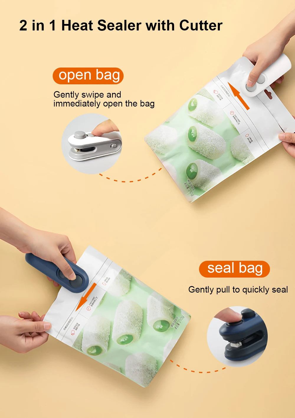 Handheld Bag Sealer Mini