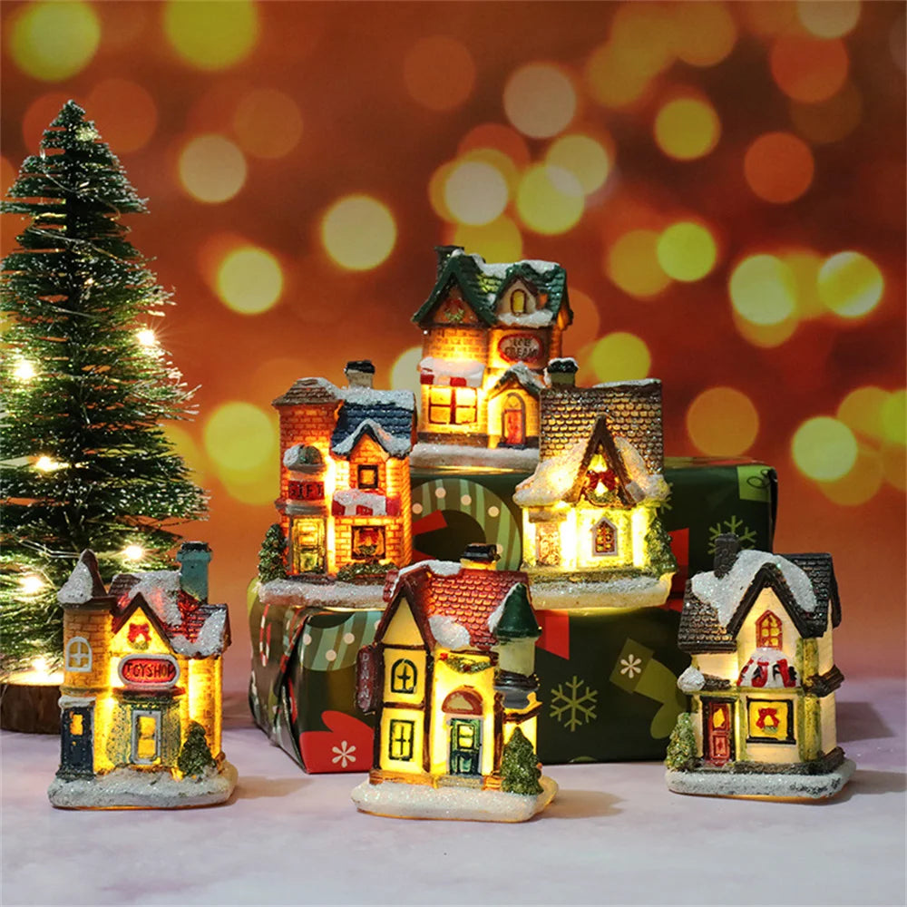 Christmas Decoration House LED Light