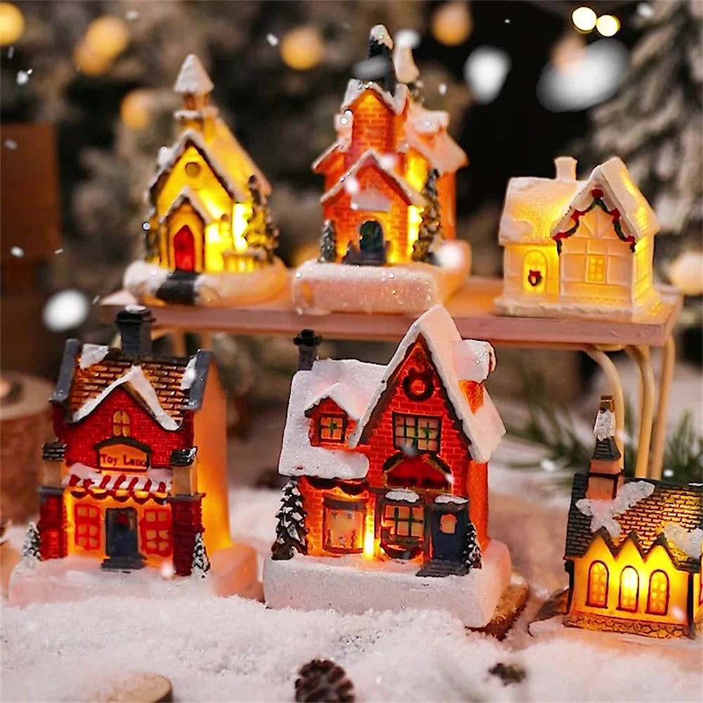 Christmas Decoration House LED Light
