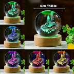 1 pc 3D hummingbird crystal ball
