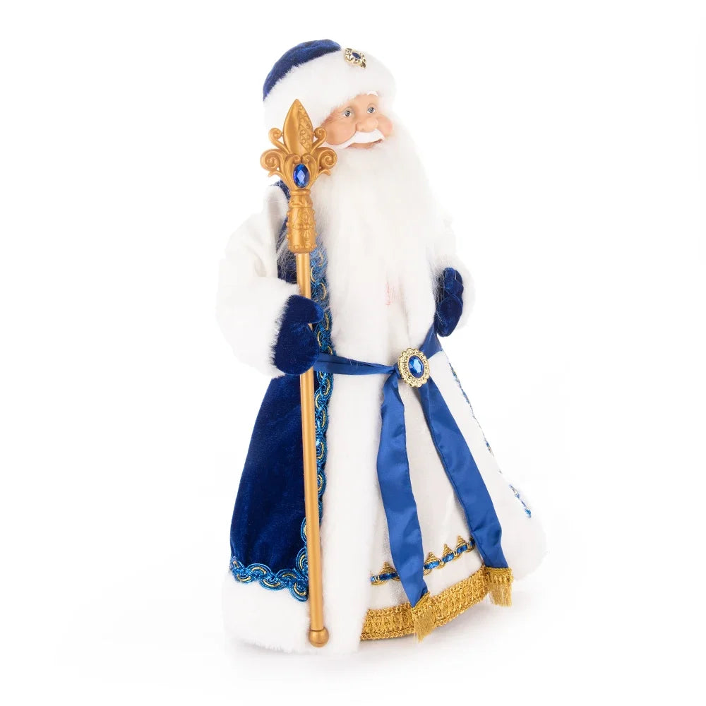 35cm  Plush Doll Christmas Decoration Candy Bucket with Music and Storage Bag.