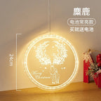 Christmas Transparent Luminous Night Lights