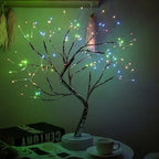 LED Night Light Mini Christmas Tree Copper Wire Garland Lamp.